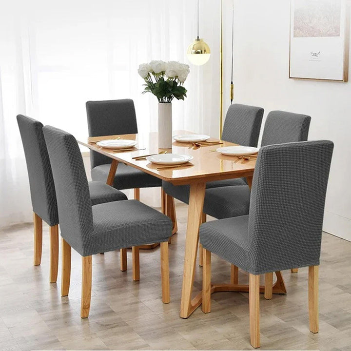 🪑 KJØP 2 FÅ 3! ✨ STRETCH STOLTREKK - Design i ett stykke &amp;  Universell passform, spandexmateriale for enkel installasjon, beskytter møbler mot flekker og slitasje 🛋️🌟