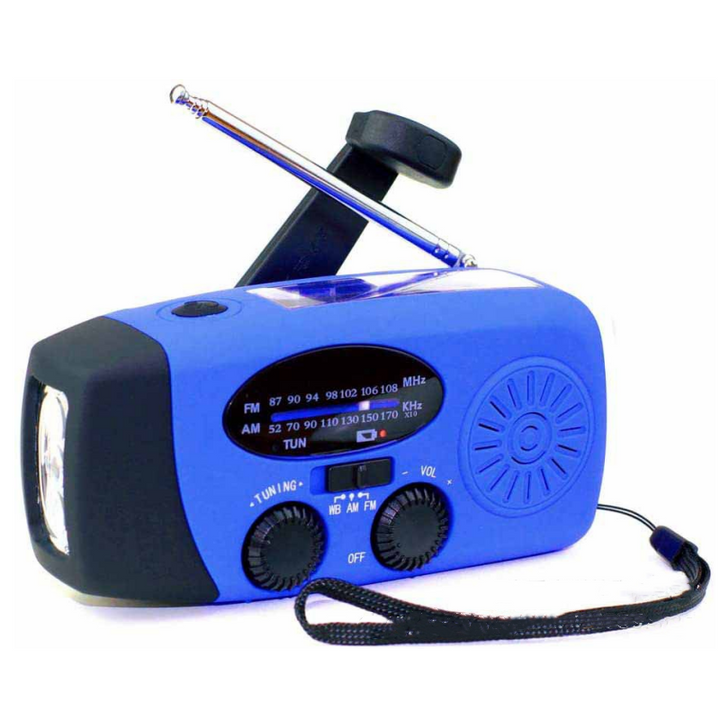 📻 58% OFF NOW!🔋Multifunctional Portable Solar Emergency Radio – Power Bank, Hand Crank &amp; Weather Alert⚡