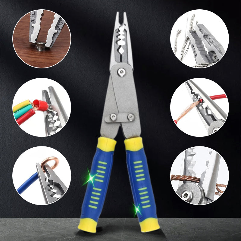 ⏳Time-limited Special⏰Multi-Functional Adjustable Wire Stripper Pliers