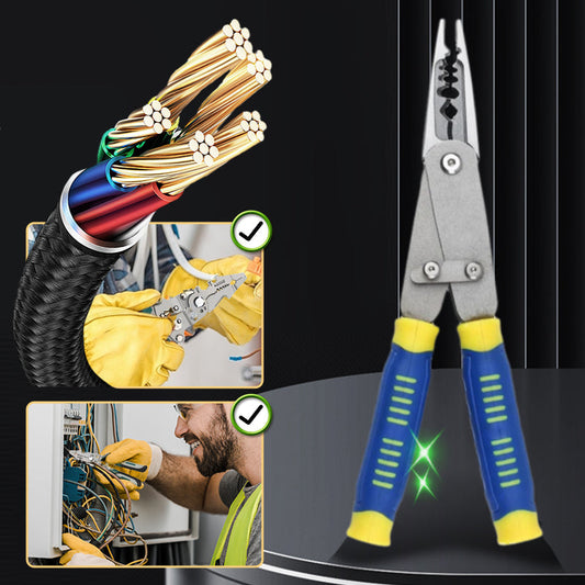 ⏳Time-limited Special⏰Multi-Functional Adjustable Wire Stripper Pliers
