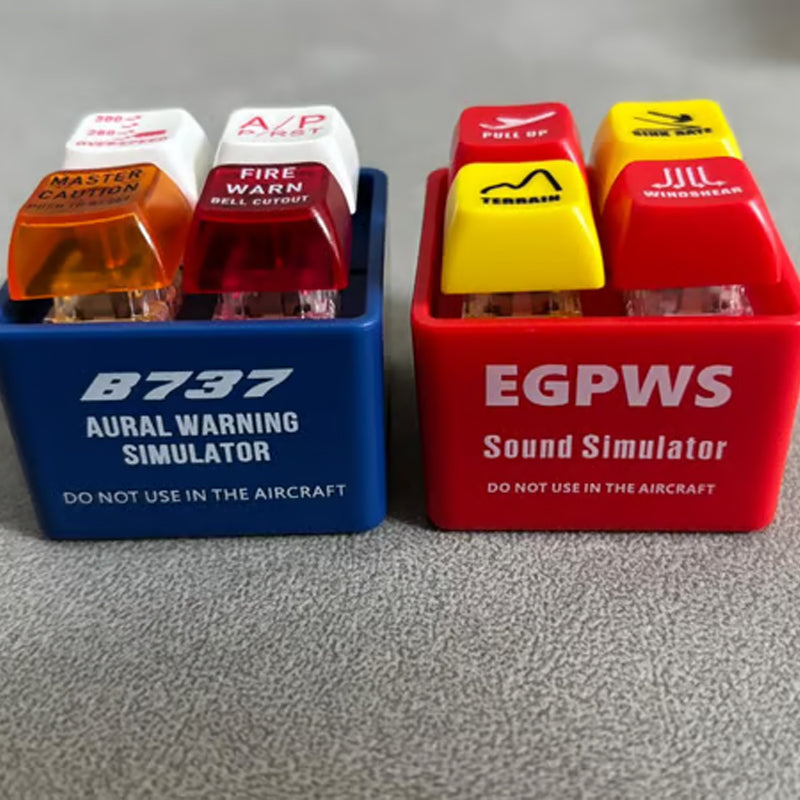 🚨📢Airbus Warning Sound Simulator with Keyring