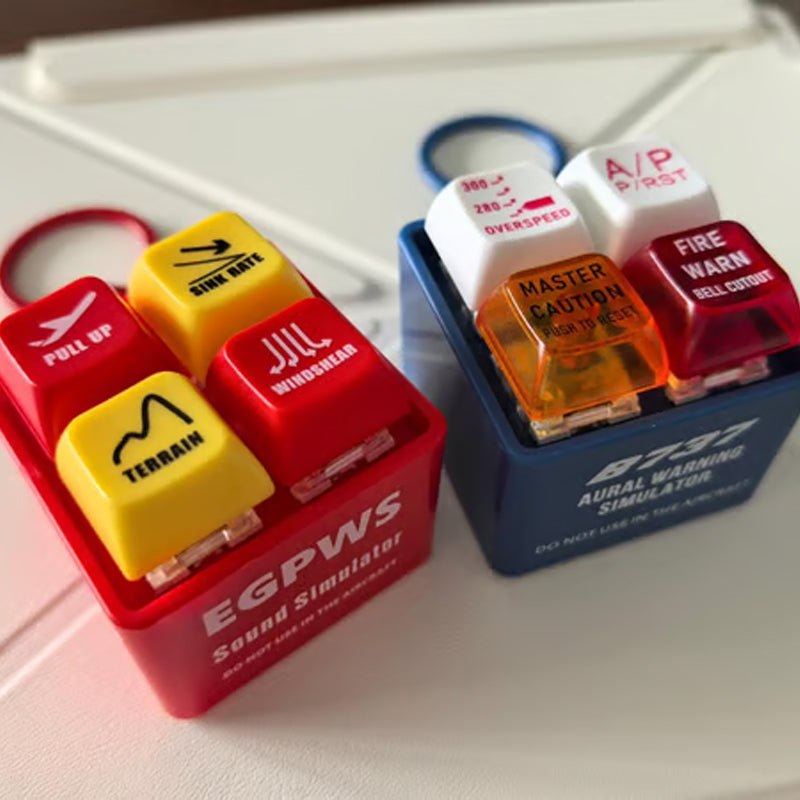 🚨📢Airbus Warning Sound Simulator with Keyring