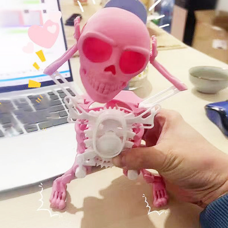 ⏳Descuento limitado del 50%💥Juguete decorativo de esqueleto bailarín impreso en 3D.