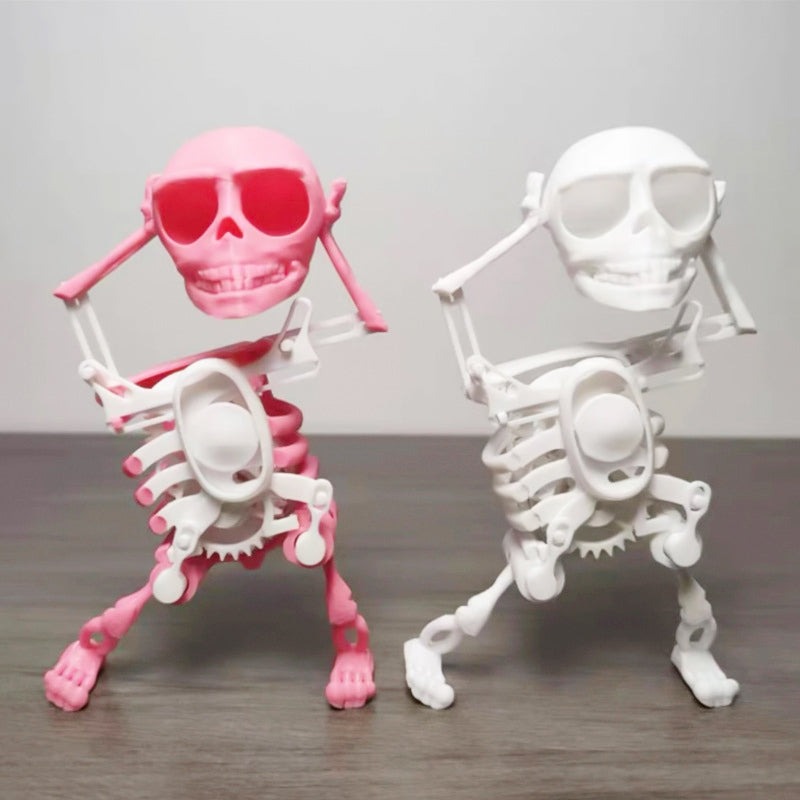 ⏳Limited discount of 50%💥3D printed dancing skeleton decoration toy.