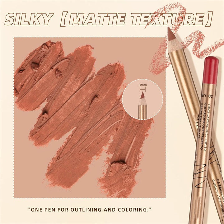 👄 KUPTE 2, ZÍSKEJTE 1 ZDARMA! 💄 Sada 12barevných tužek na rty odolných proti rozmazání – Dlouhotrvající, krémová &amp;  voděodolná – ideální pro každodenní nošení nebo profesionální líčení 🎨