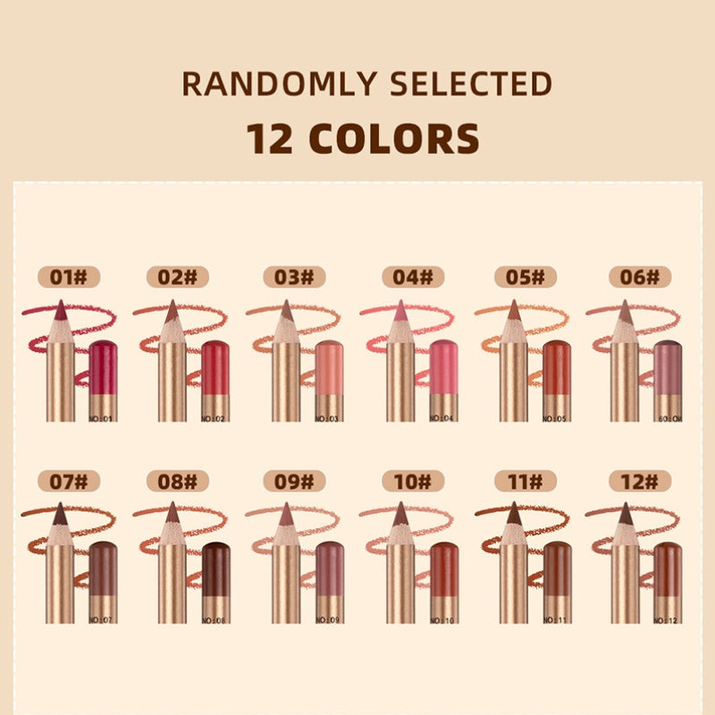 👄 KUPTE 2, ZÍSKEJTE 1 ZDARMA! 💄 Sada 12barevných tužek na rty odolných proti rozmazání – Dlouhotrvající, krémová &amp;  voděodolná – ideální pro každodenní nošení nebo profesionální líčení 🎨