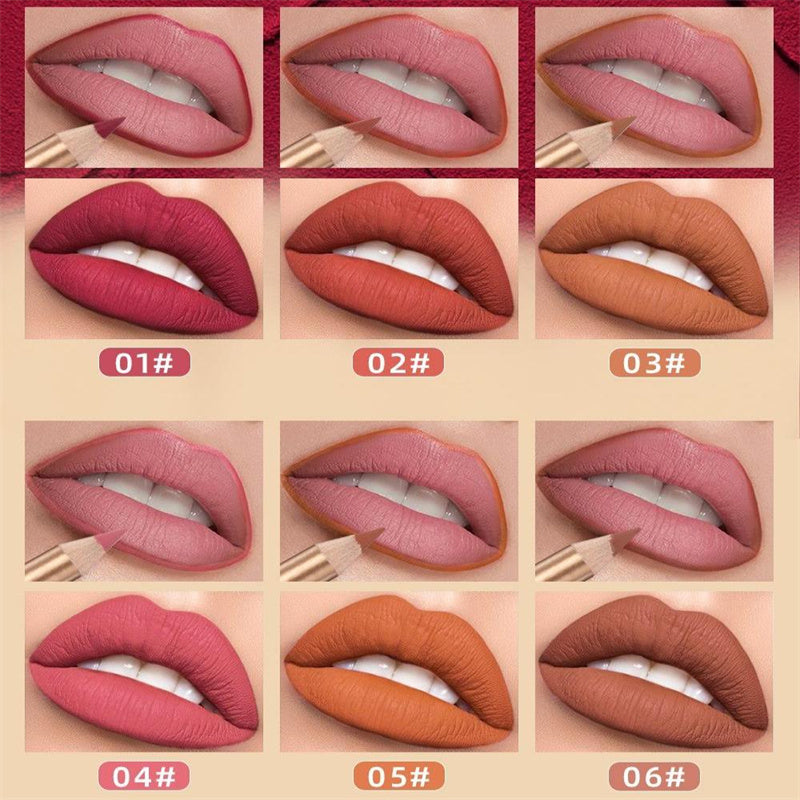 👄 KUPTE 2, ZÍSKEJTE 1 ZDARMA! 💄 Sada 12barevných tužek na rty odolných proti rozmazání – Dlouhotrvající, krémová &amp;  voděodolná – ideální pro každodenní nošení nebo profesionální líčení 🎨