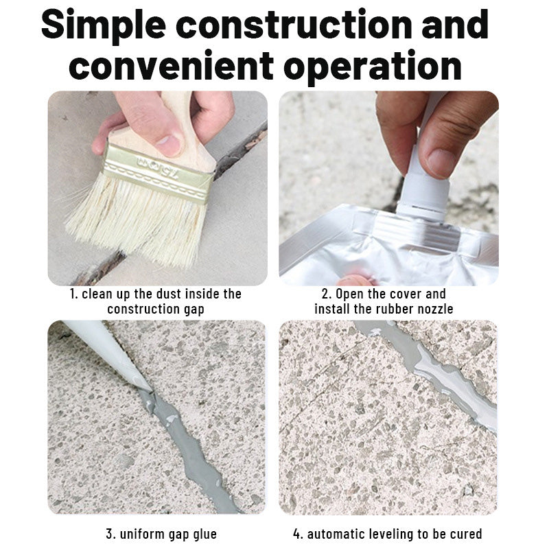 Self-Leveling Roof & Floor Crack Repair Sealant