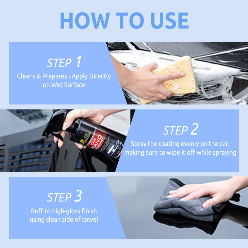 🥇All-Purpose Car Cleaning✨Car Coating Spray Kit