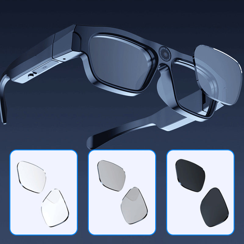 ⏳Time-limited Special⏰Multi-function HD Smart Bluetooth Glasses with 4K Video Recording Function👓