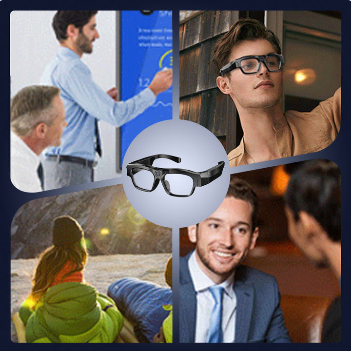 ⏳Time-limited Special⏰Multi-function HD Smart Bluetooth Glasses with 4K Video Recording Function👓