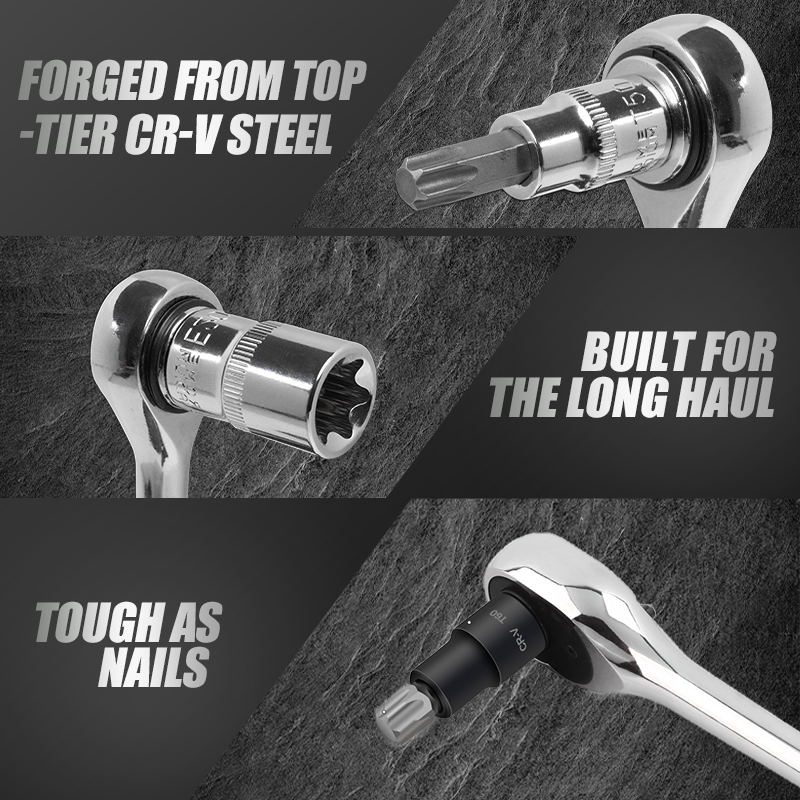 🔩 Ultimate socket set for mechanics – CR-V Steel Sockets Set