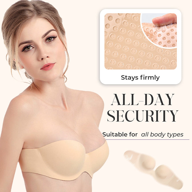Secure Invisible Lift Stick-On Bra - Seamless, Lightweight & Breathable