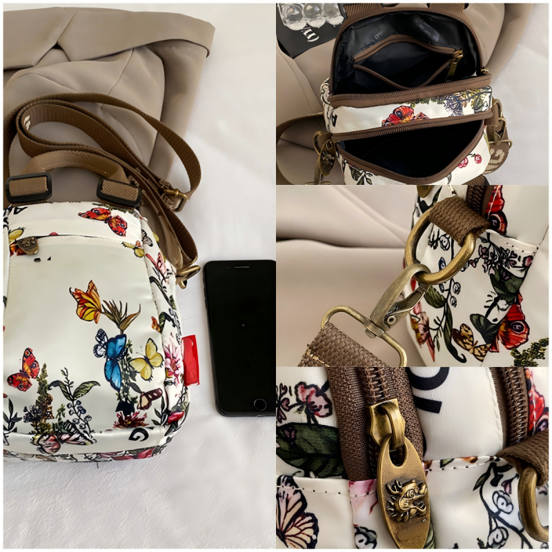 💥Women's Fashion Print Multi-Layer Shoulder Bag💕