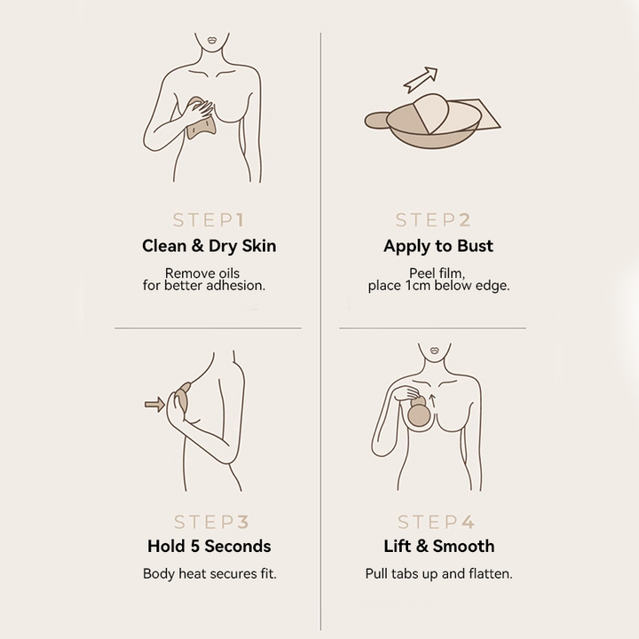 💜LAST DAY - BUY 1 GET 1 FREE💜Seamless Uplift Adhesive Nipple Covers for Women