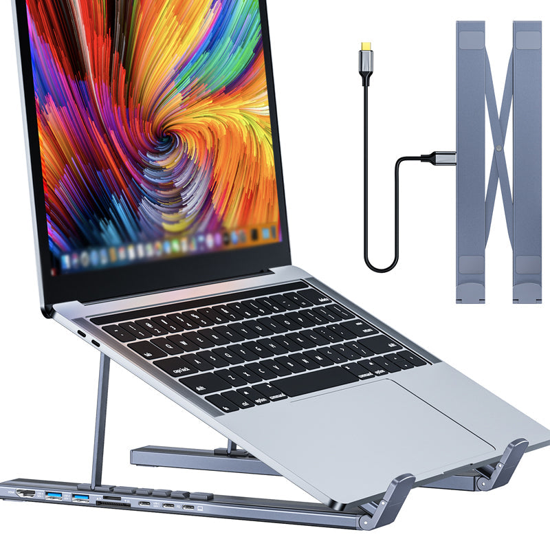 USB-C Docking Station Laptop Stand with 4K HDMI