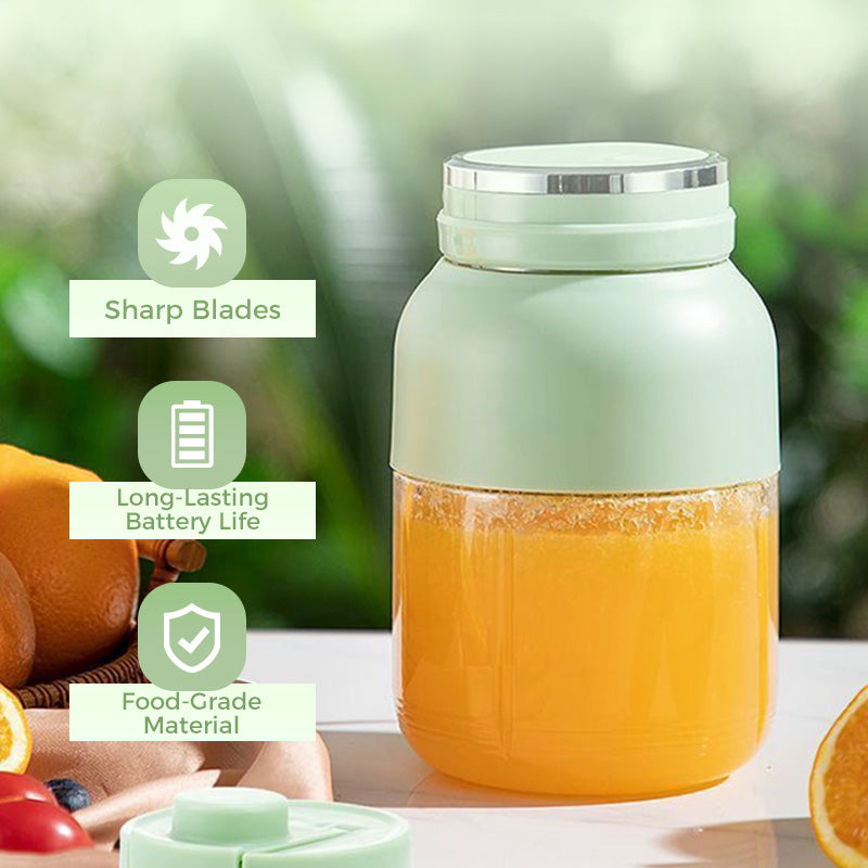 📢🍉Multifuncional🍊 Vaso exprimidor portátil inalámbrico de gran capacidad🍑🍌