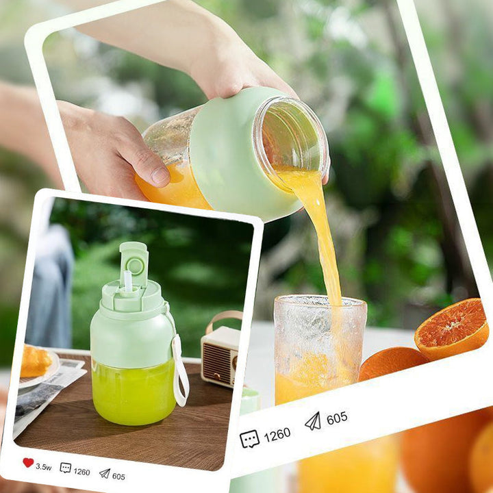 📢🍉Multifuncional🍊 Vaso exprimidor portátil inalámbrico de gran capacidad🍑🍌