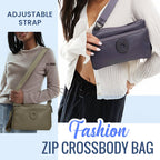 Fashion Zip Crossbody Bag