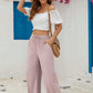 🔥LAST DAY SALE - 50% OFF🎁Lightweight Summer Linen Pants Solid Color Drawstring Casual Pants - Breathable & Skin-Friendly