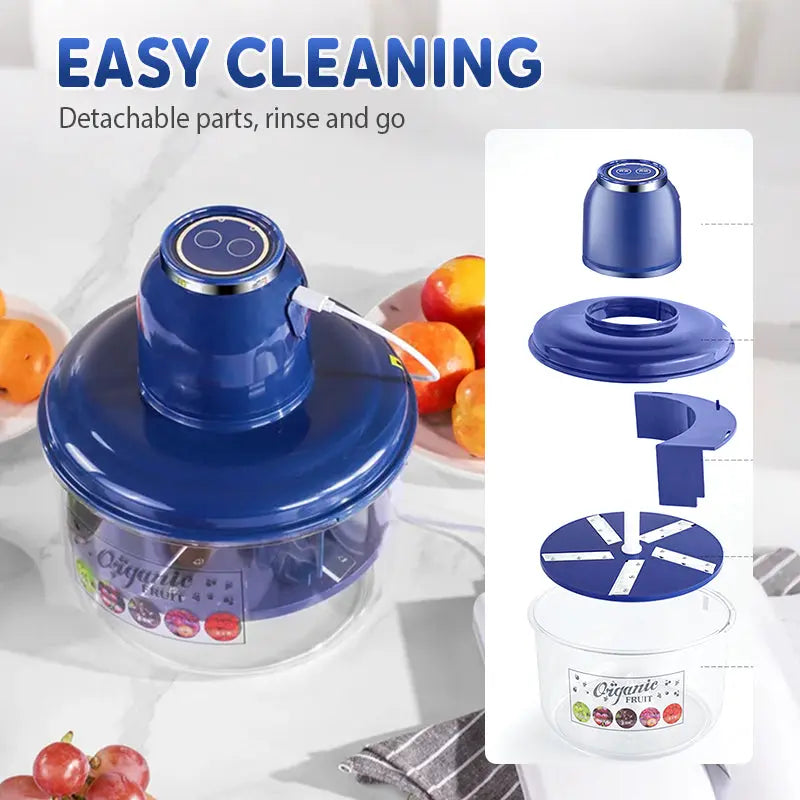 🍎Electric Fruit Peeler with USB 🔋 | 25 Second Peeling Time | Cordless & Quiet 🌿 | Easy Cleaning 💦