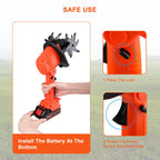 Portable & Rechargeable Cordless Electric Tiller Set