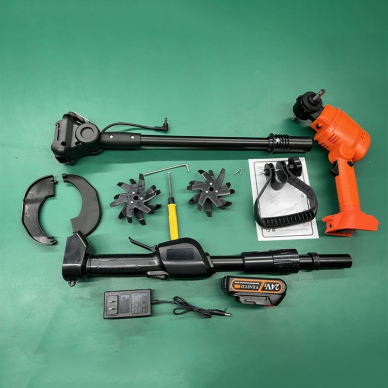 Portable & Rechargeable Cordless Electric Tiller Set