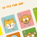 26 PCS Fun ABC Learning Mask Cards