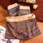 Men's Comfortable Underwear with Color Blocks