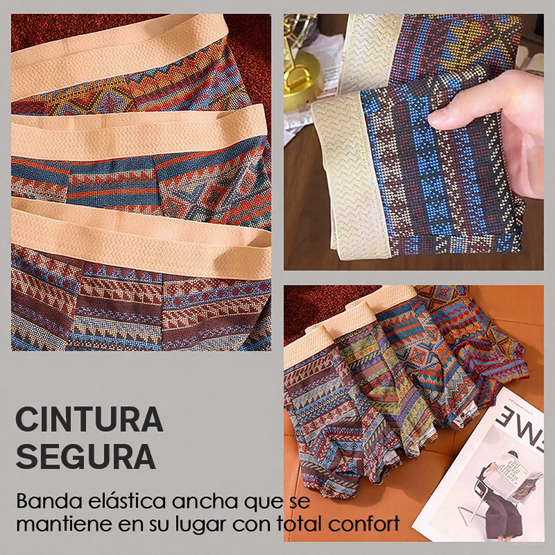 Men's Comfortable Underwear with Color Blocks