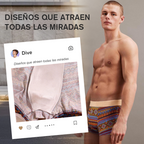 Men's Comfortable Underwear with Color Blocks