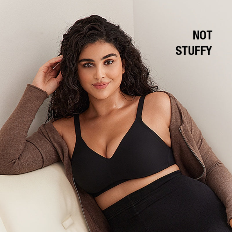 Women's Comfortable Wire-Free Seamless Push Up Bra