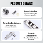 80/88 Zinc Alloy Pulley for PVC Windows & Doors