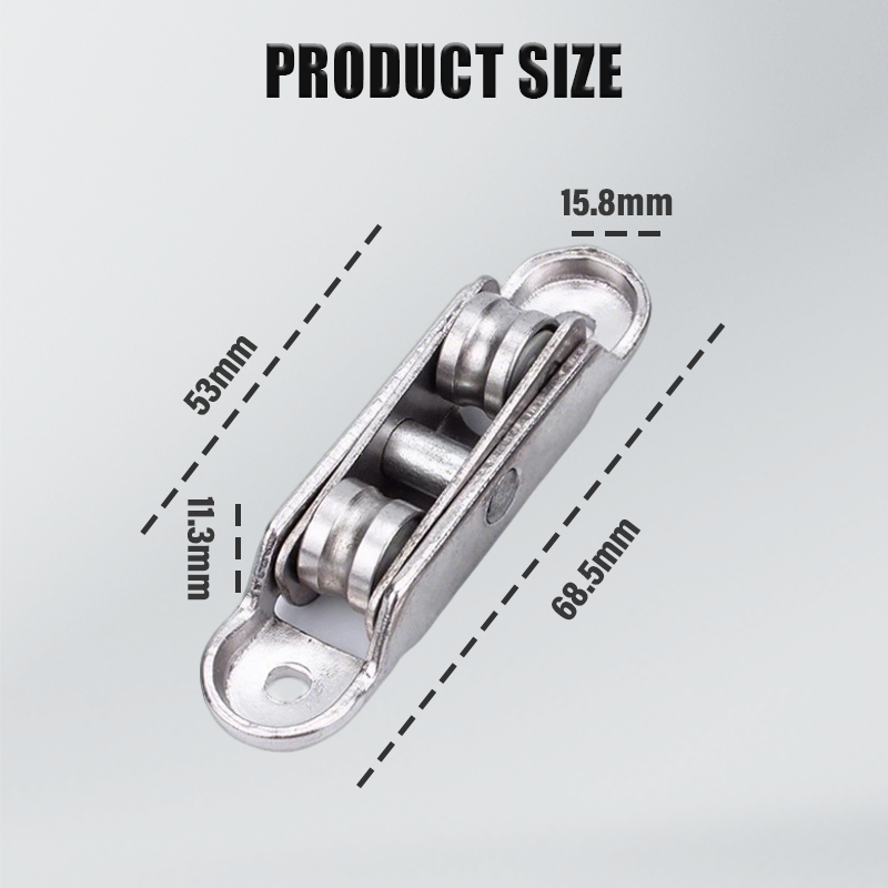 80/88 Zinc Alloy Pulley for PVC Windows &amp; Doors