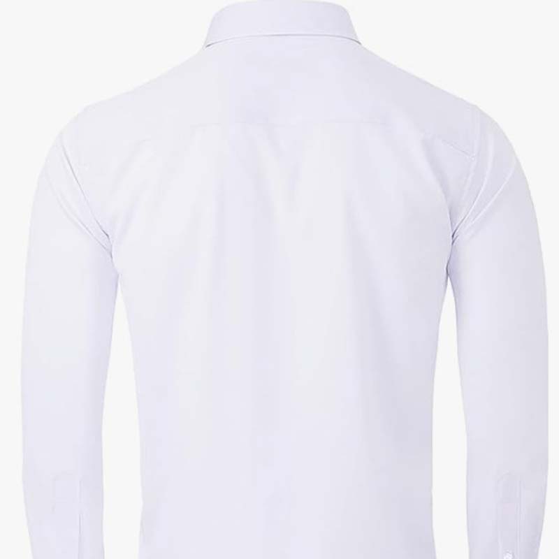 Camisa de manga larga de color liso
