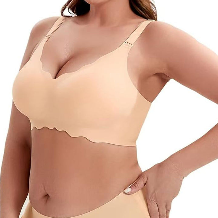 Deep V Plunge Push-up Wirefree Sømløs BH