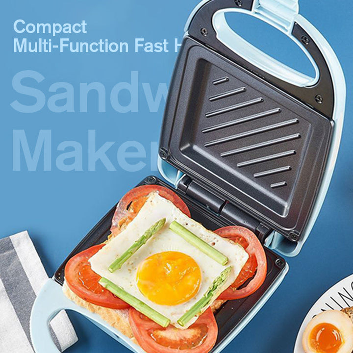 ✨ Compacte Multifunctionele Sandwichmaker – Grill, Bak &amp; Rooster in Minder dan 3 Minuten!