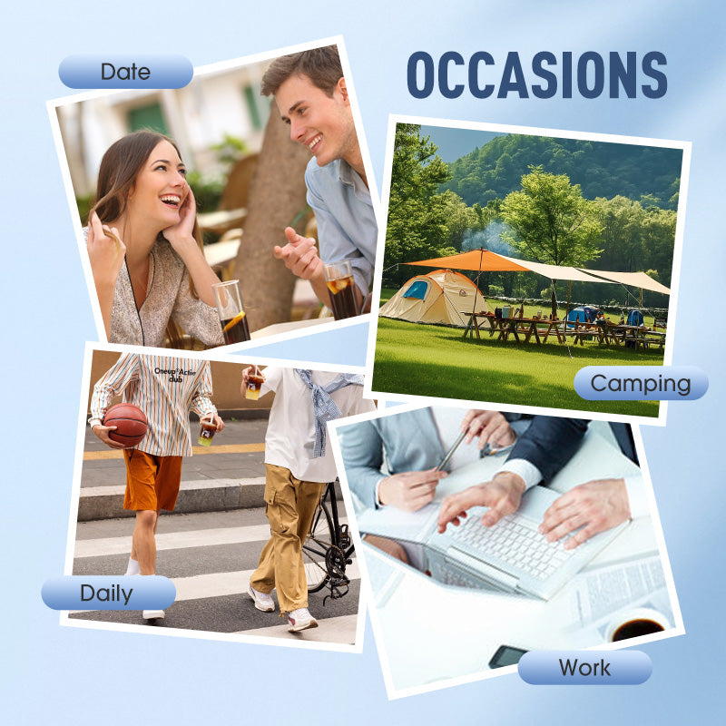 Men’s Trendy Loose Fit Pants with Multi-Pocket