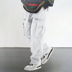 Trendige Loose Fit Hose für Herren mit mehreren Taschen