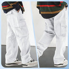 Trendige Loose Fit Hose für Herren mit mehreren Taschen