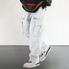 Trendige Loose Fit Hose für Herren mit mehreren Taschen