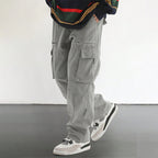 Trendige Loose Fit Hose für Herren mit mehreren Taschen