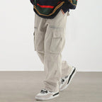 Trendige Loose Fit Hose für Herren mit mehreren Taschen