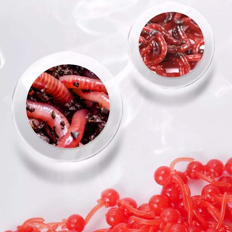 🦈Soft Floating Worm Lure Bait for Fishing - Box of 260 lures🎣Limited-Time Special Offer🎉Buy 1, Get 1 Free🎁