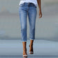 Women’s Timeless High-Waist Jeans 👖💼 – Skin-Friendly Wrinkle-Resistant Fabric, Slimming Fit & Long-Leg Effect, Elegant for Office & Daily