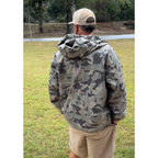 Men's Camouflage Hooded Jacket with Multi-Pocket