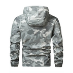Men's Camouflage Hooded Jacket with Multi-Pocket