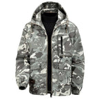 Men's Camouflage Hooded Jacket with Multi-Pocket