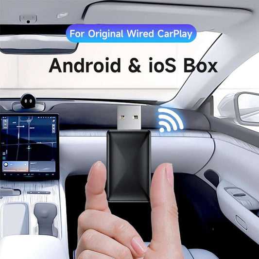 🔥🍳Remise à durée limitée🔥Boîtier CarPlay sans fil avec port USB