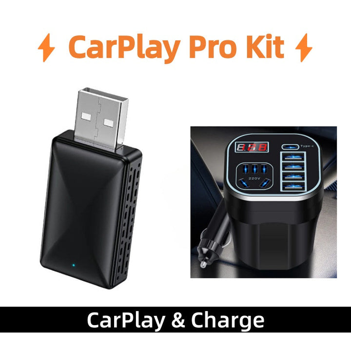 🔥🍳Tidsbegrenset rabatt🔥Trådløs CarPlay-boks med USB-port